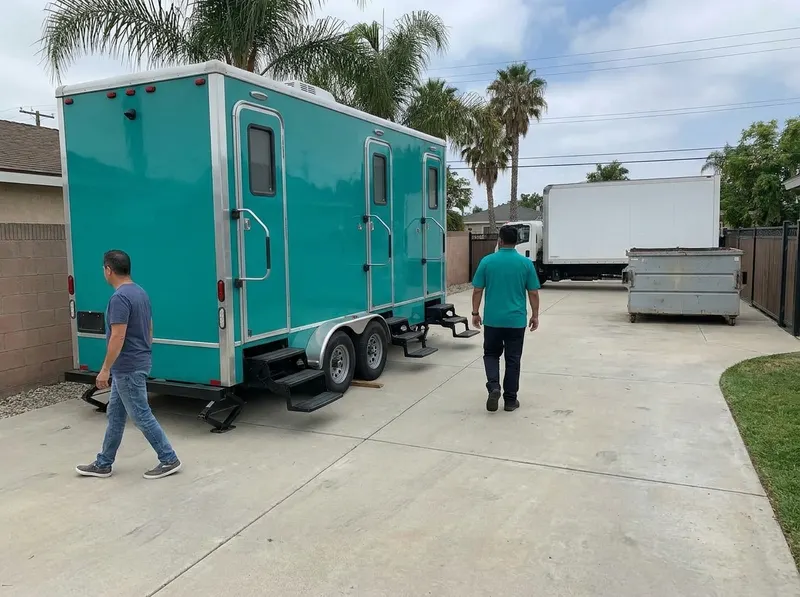 Multi-Stall Luxury Restroom Trailers in Long Beach, CA